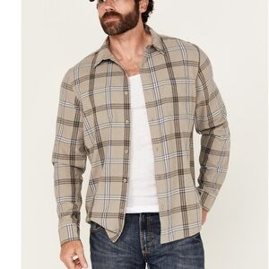 Brothers and Sons Men’s Johnson Plaid Shirt Long Sleeve Button Down Shirt